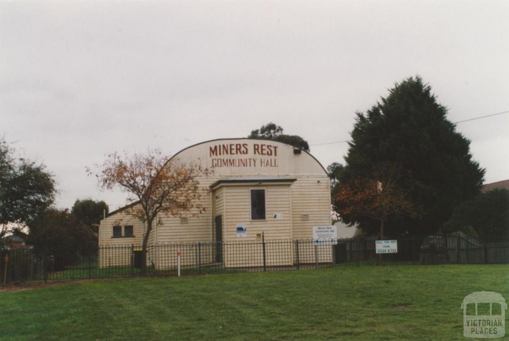 Miners Rest community hall, 2010