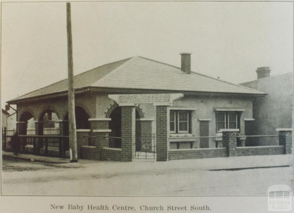 New Baby Health Centre, Church Street South, Richmond, 1928