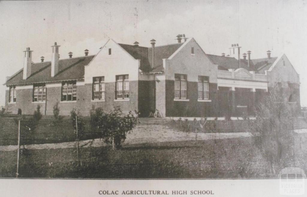 Colac Agricultural High School, Colac, 1937