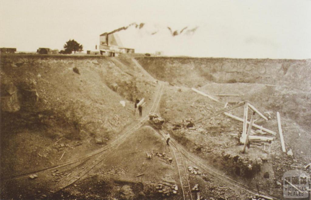 Prahran Council quarry, Brooklyn, 1912