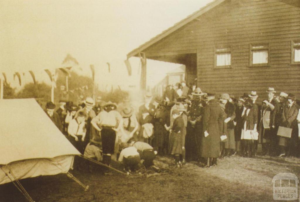 Opening new building, Toorak Boy Scouts, 1922