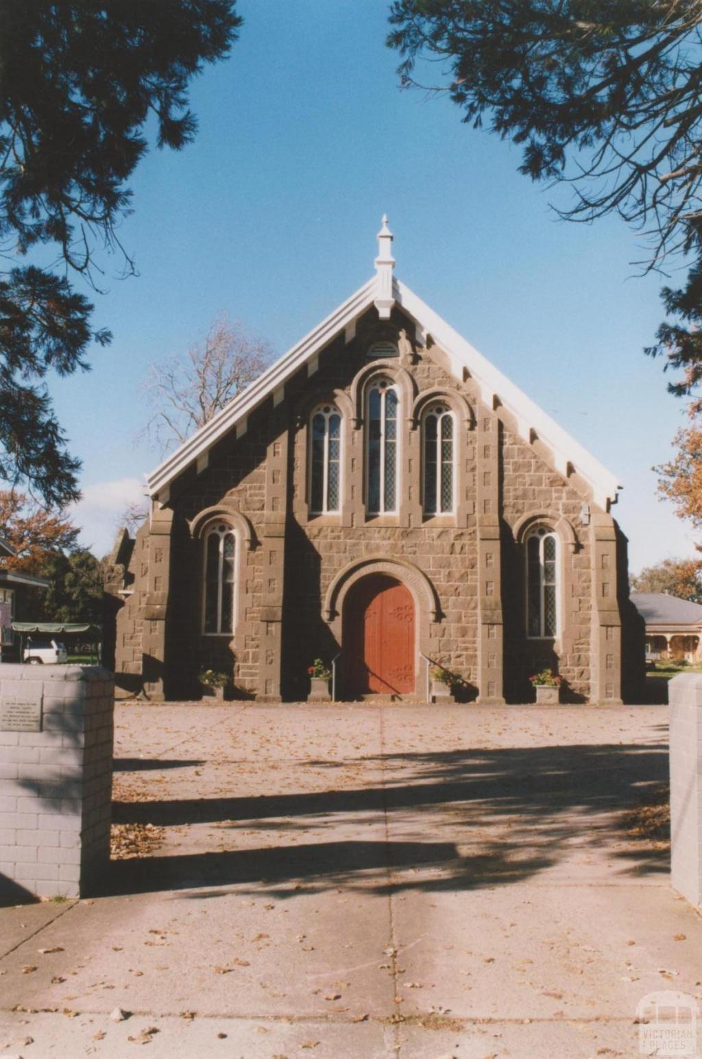 Welsh Carmel Presbyterian Church (1861) opposite Vale Street, Sebastopol, 2010