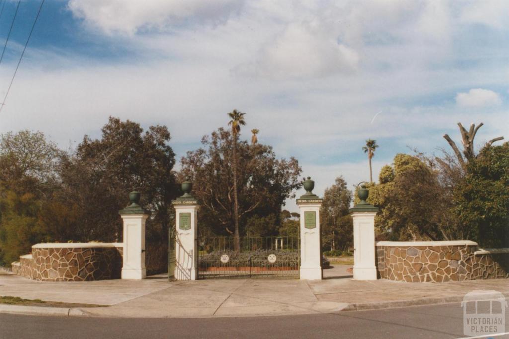 Oldis Gardens, Westgarth Street, Northcote, 2010