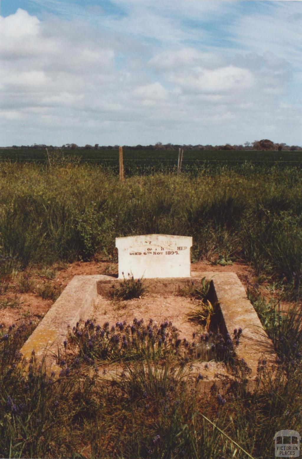 Cemetery Grave, Budgerum, 2010