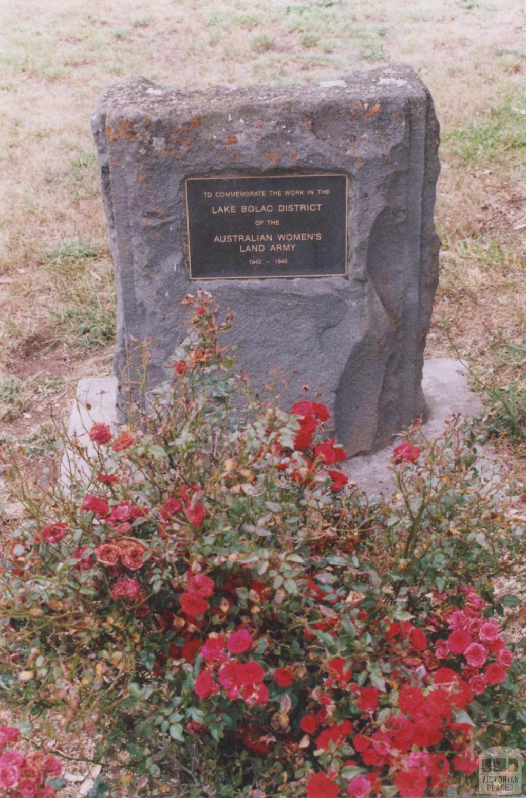 War Memorial, Lake Bolac, 2011