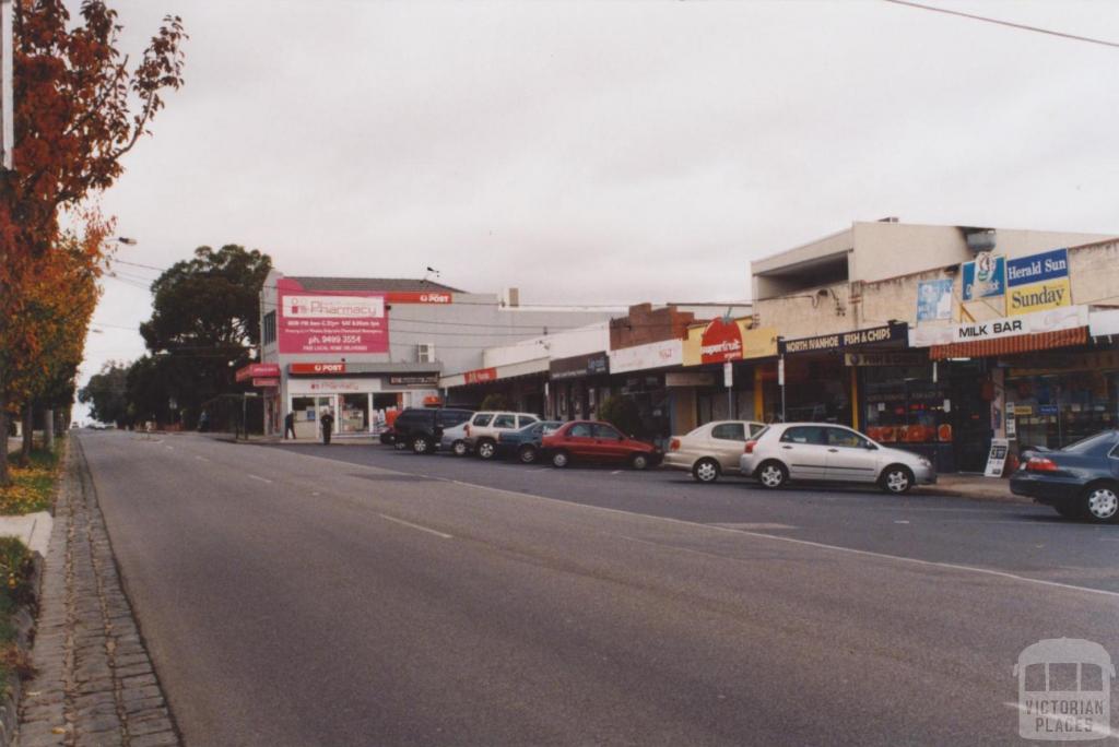 Shops, Ivanhoe, 2011