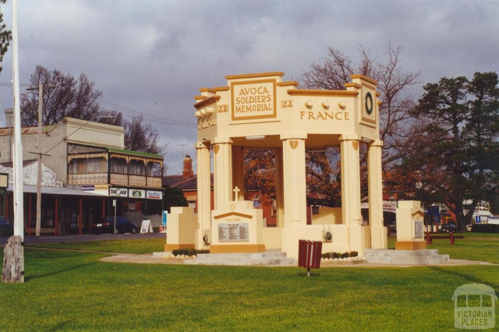 Soldiers Memorial, Avoca, 2000