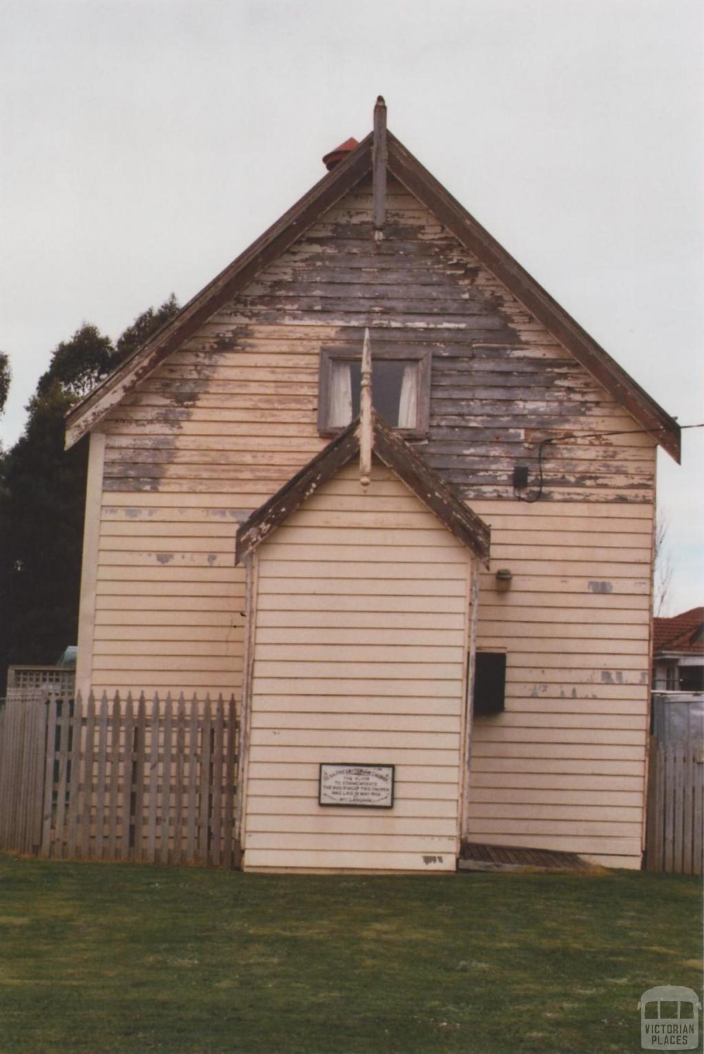 Presbyterian Church, Bena, 2012