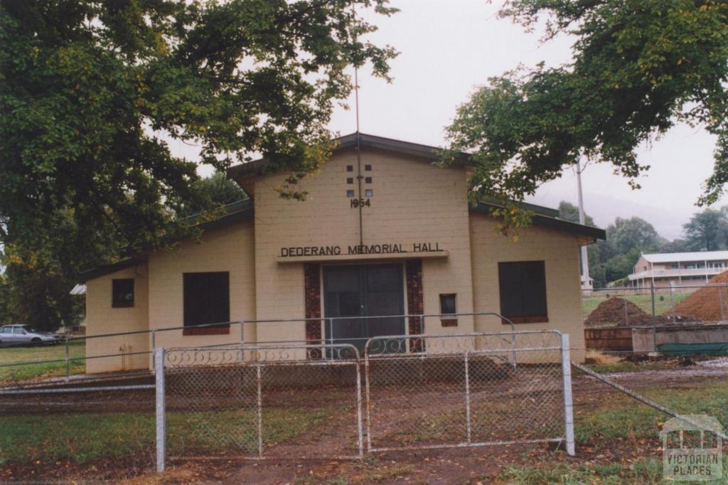 Memorial Hall, Dederang, 2010