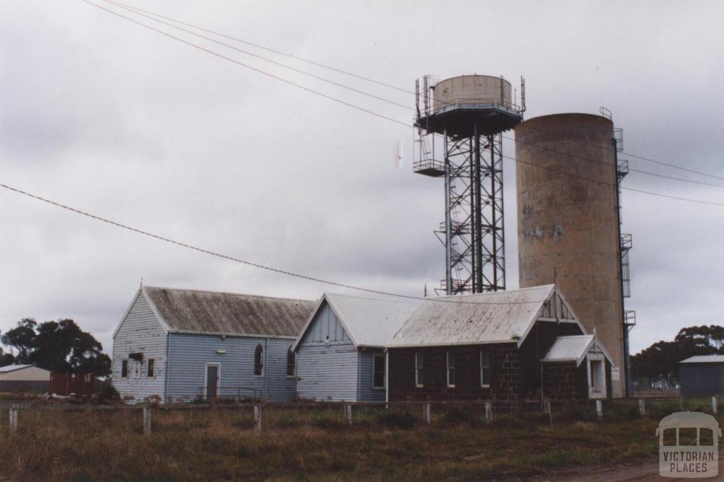 Uniting Church and Water Towers, Little River, 2011