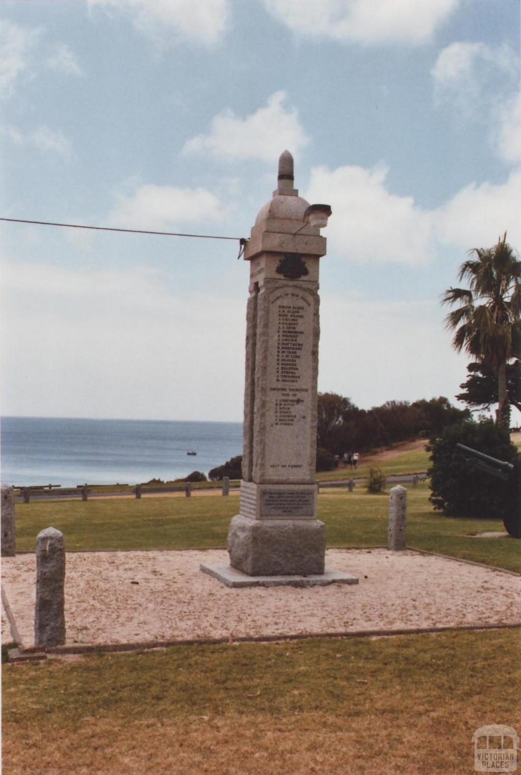 War Memorial, Portarlington, 2012