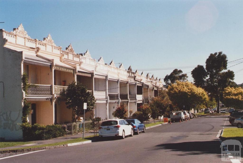 Terrace houses, Elgin Street, Hawthorn, 2012