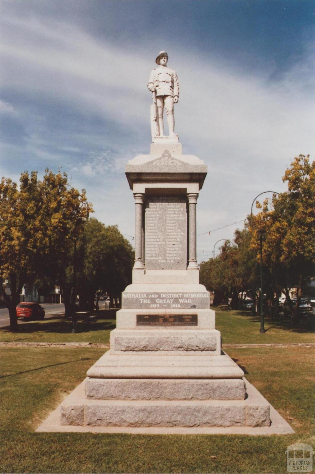 War Memorial, Nathalia, 2012