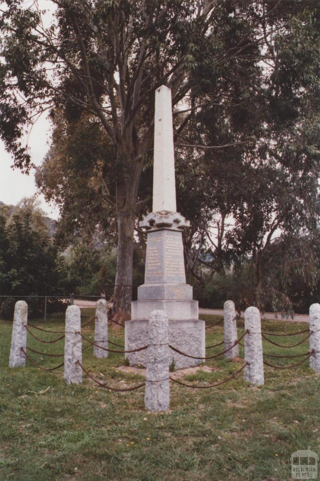 Memorial, Warrenbayne, 2012