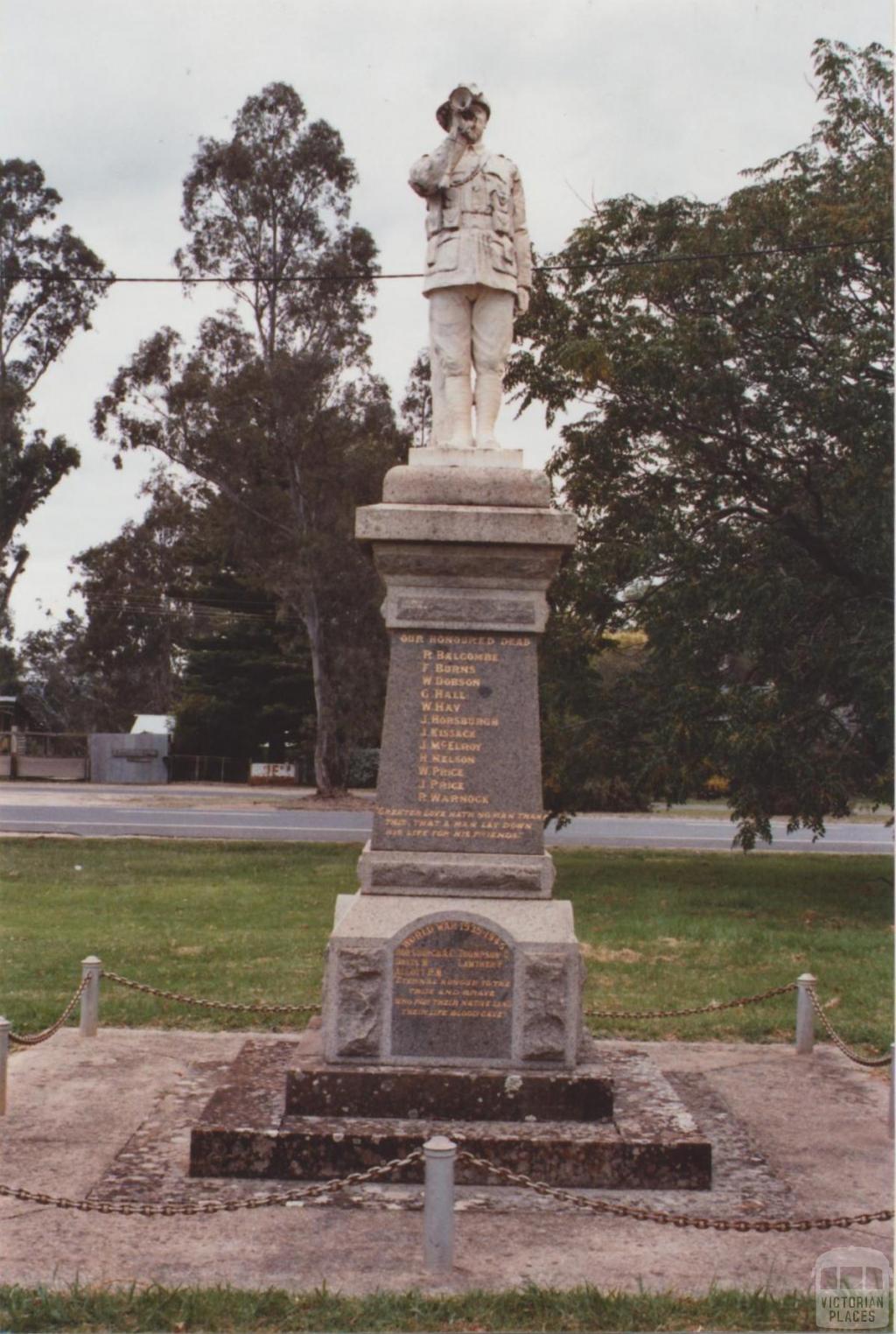 War Memorial, Swanpool, 2012