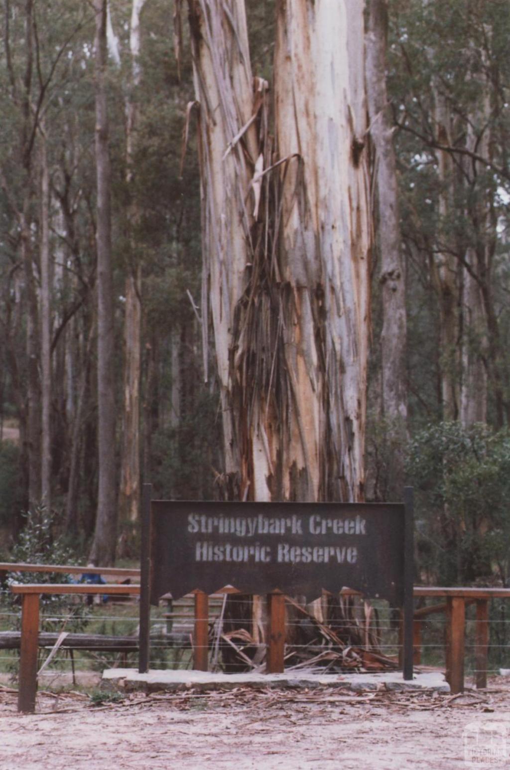 Stringybark Creek, Tolmie, 2012