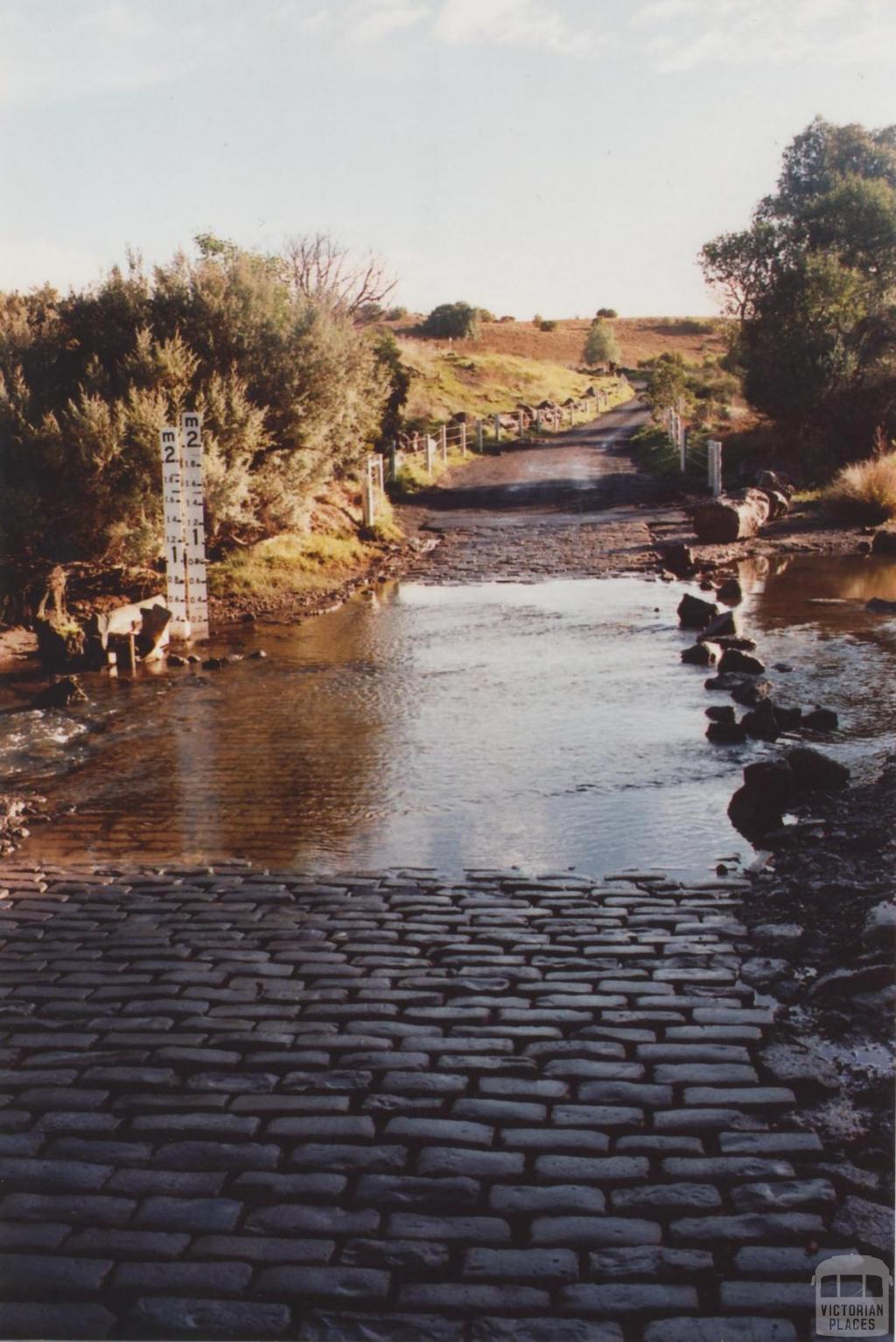 Cobbledicks Ford, Weribee River, 2012