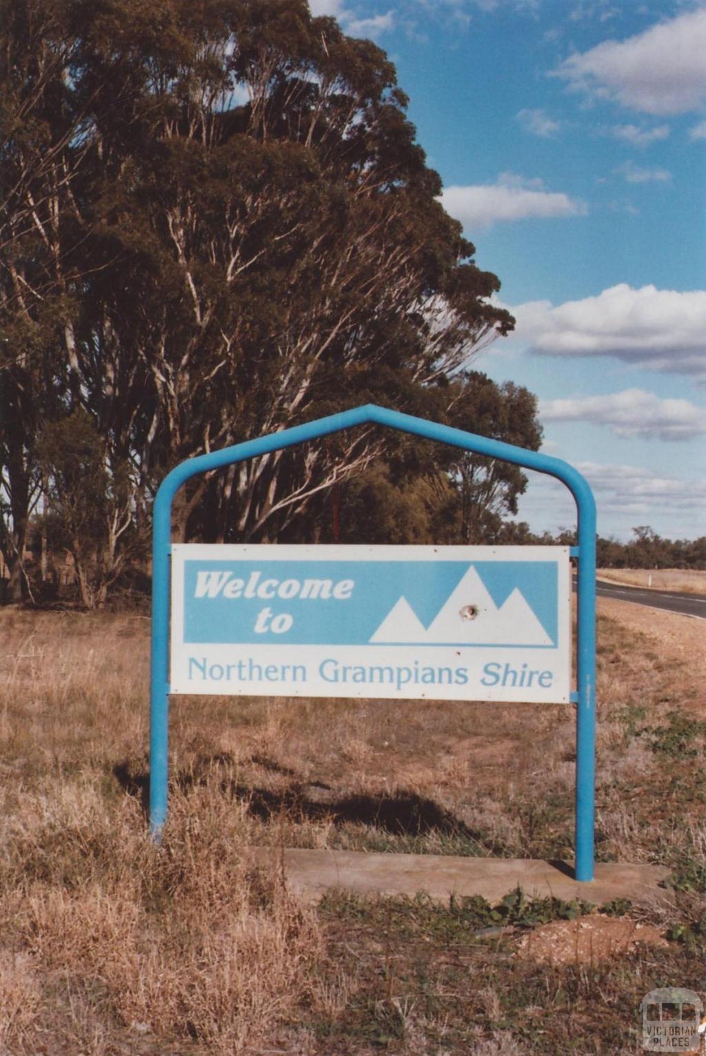 Welcome Sign, Northern Grampians, 2012