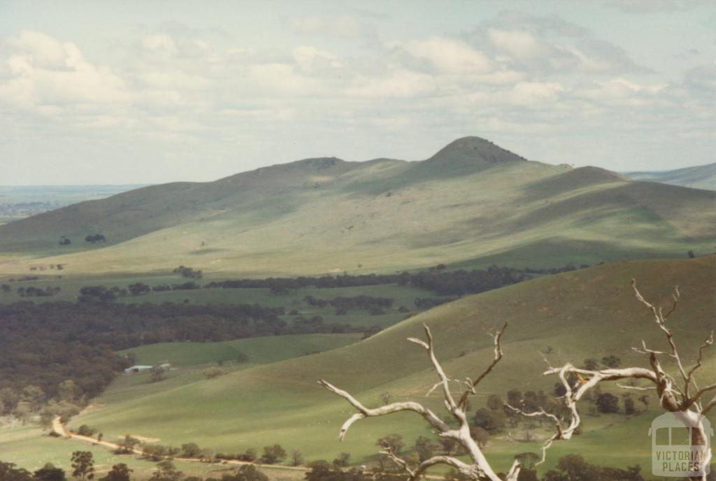 View from lookout, Ararat, 1980