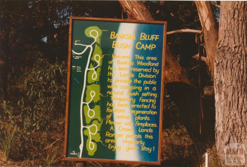 Banksia Bluff Bush Camp, Cape Conran, 1980