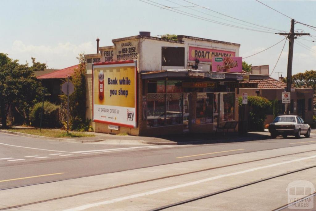 Old and modern shopping, East Kew, 2000