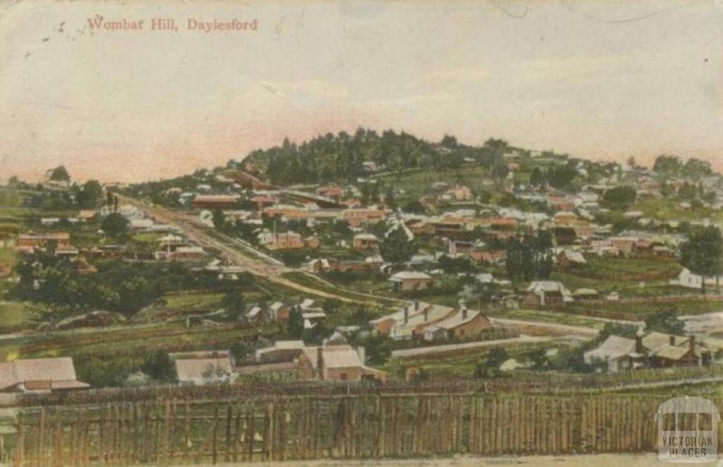 Wombat Hill, Daylesford, 1911