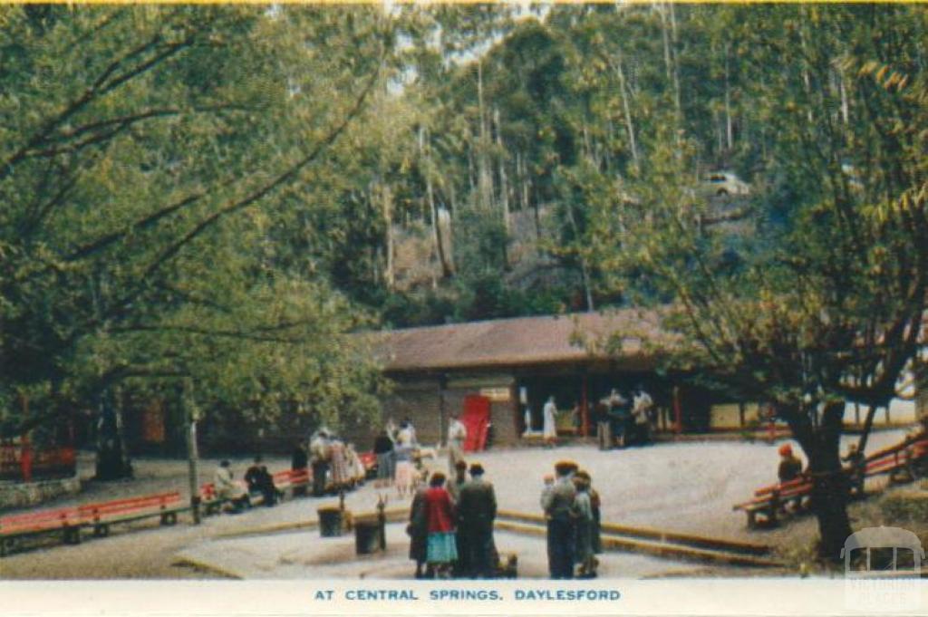 At Central Springs, Daylesford, 1957