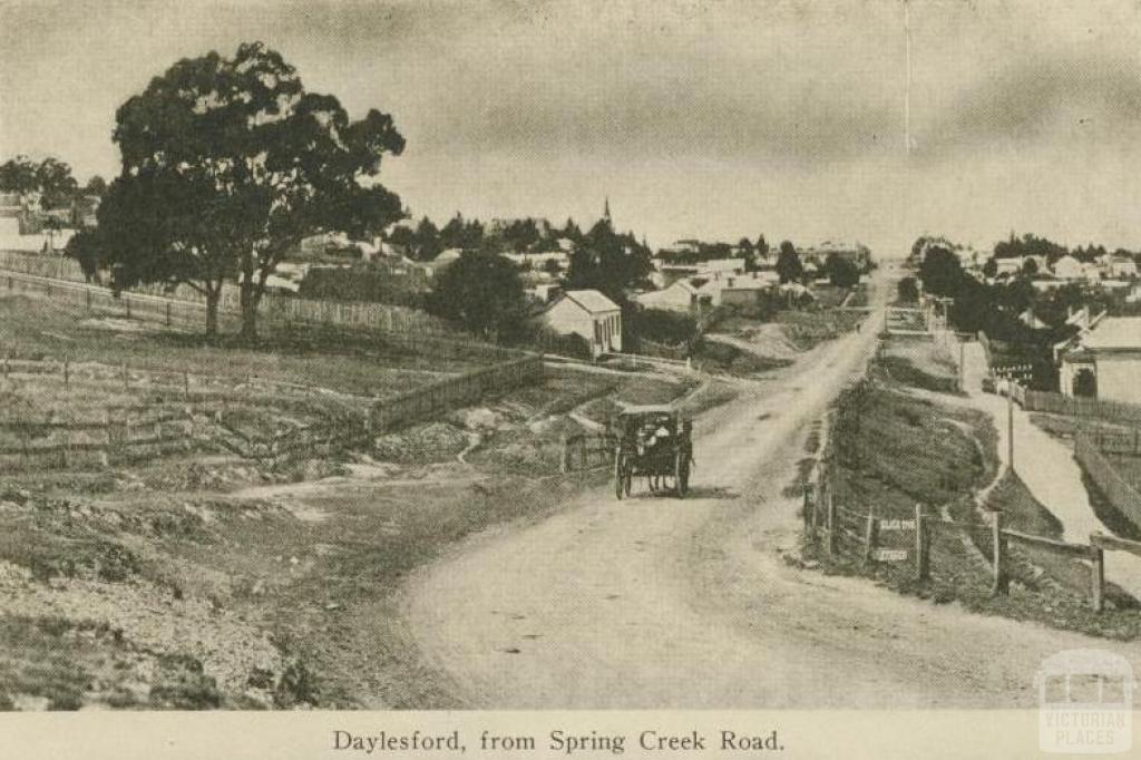 Daylesford from Spring Creek Road