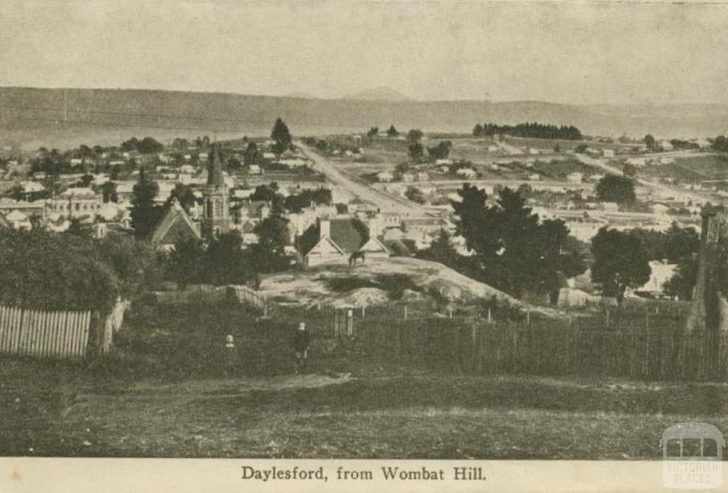 Daylesford from Wombat Hill