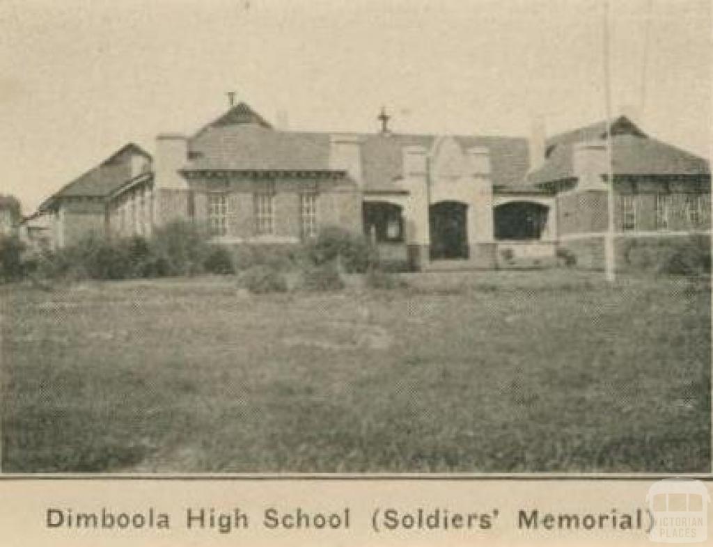 Dimboola High School (Soldiers' Memorial)