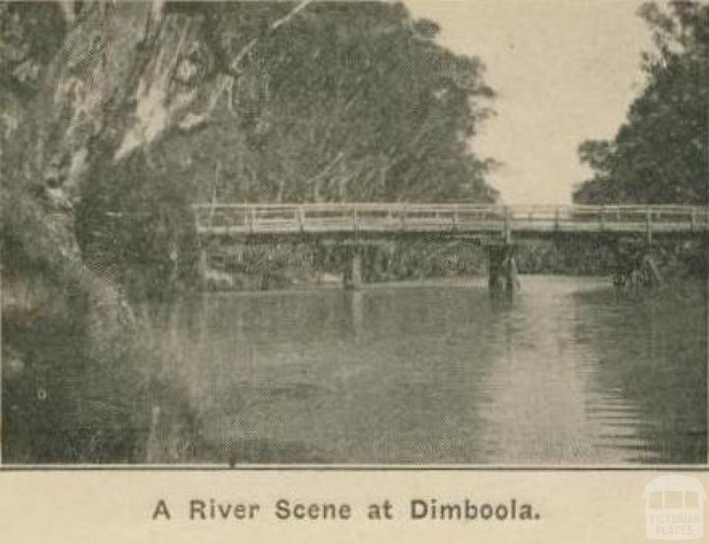 A river scene at Dimboola