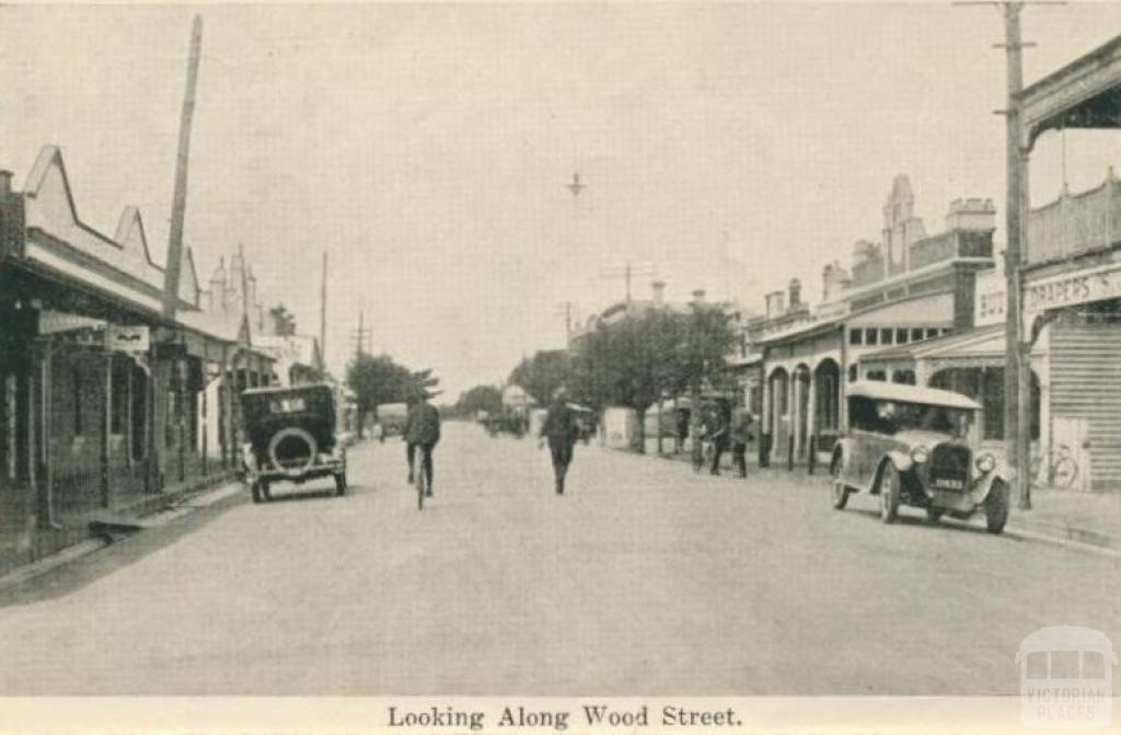 Looking along Wood Street, Donald