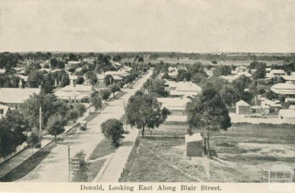 Donald, looking east along Blair Street