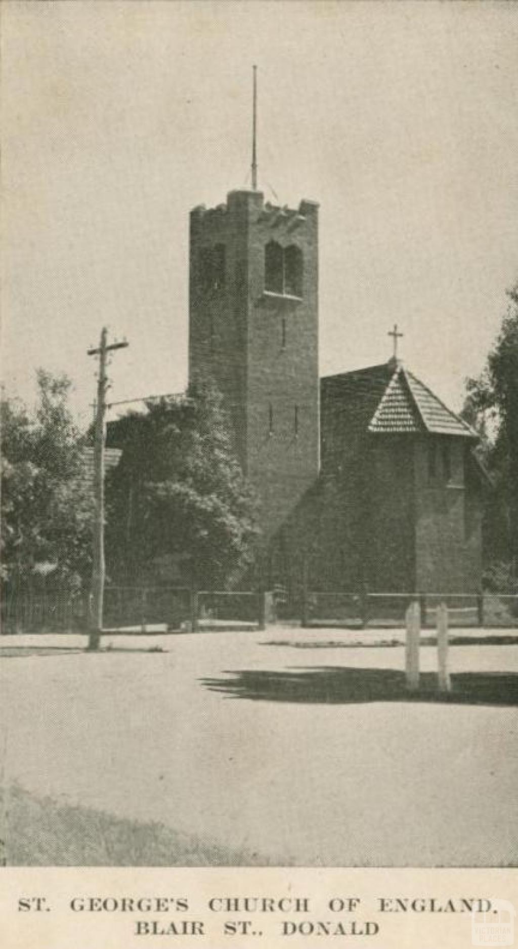 St George's Church of England, Blair Street, Donald, 1949