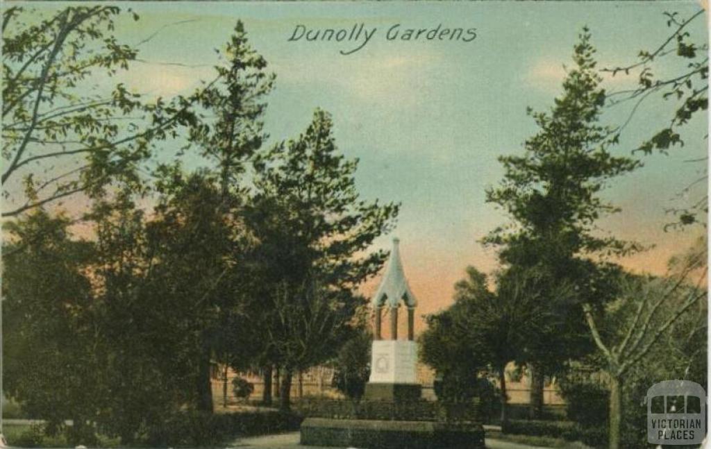 Queen Victoria Jubilee Memorial, Dunolly Gardens, 1907