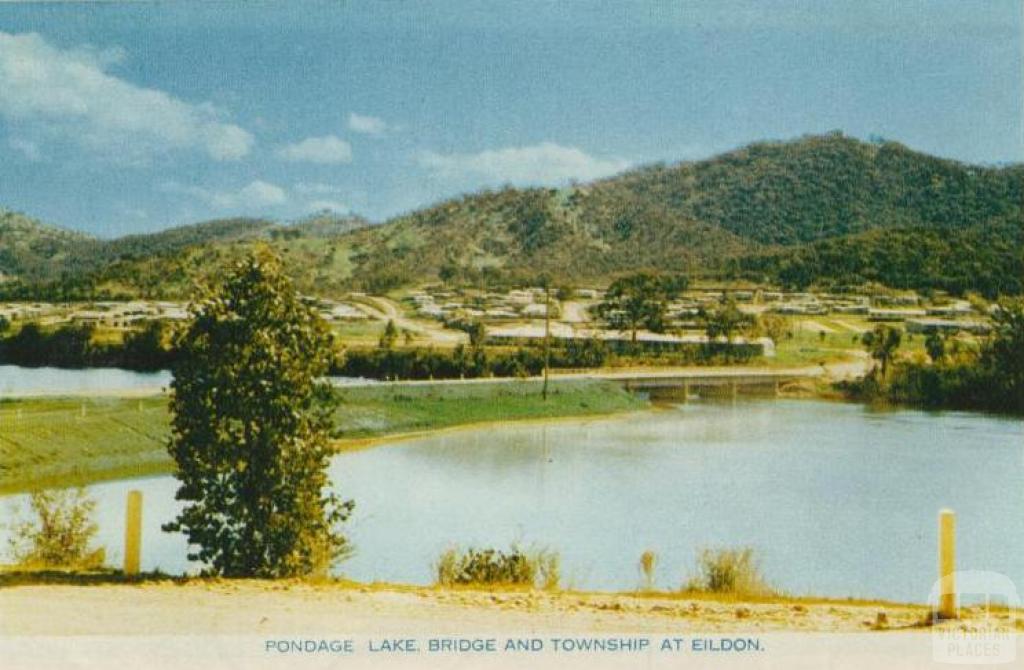 Pondage Lake, Bridge and Township, Eildon