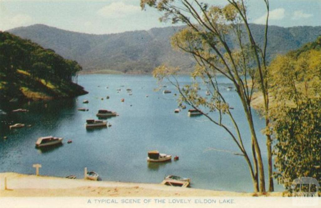 A typical scene of the lovely Eildon Lake