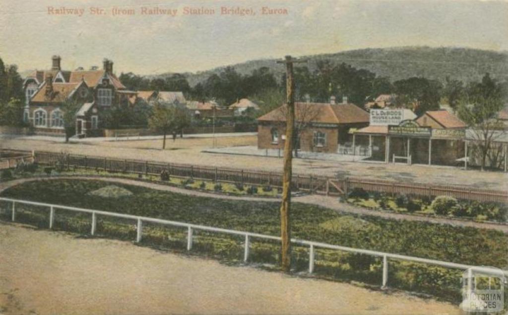 Railway Station (from Railway Station bridge) Euroa