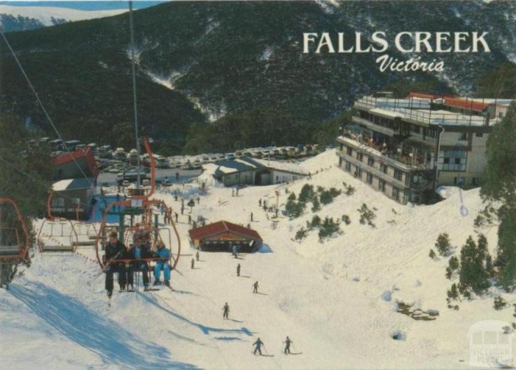 The gully triple chairlift, Falls Creek, 1992