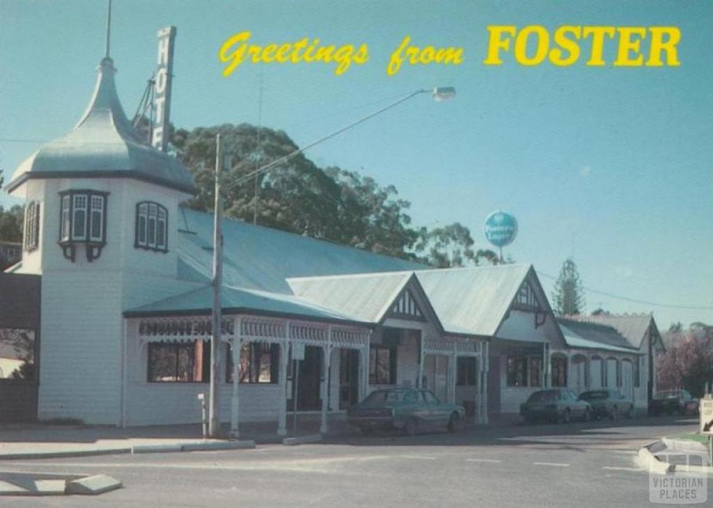 The historic Exchange Hotel, Foster