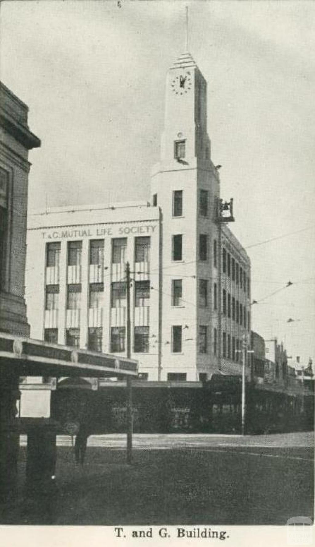 T.&G. Building, Geelong, 1948