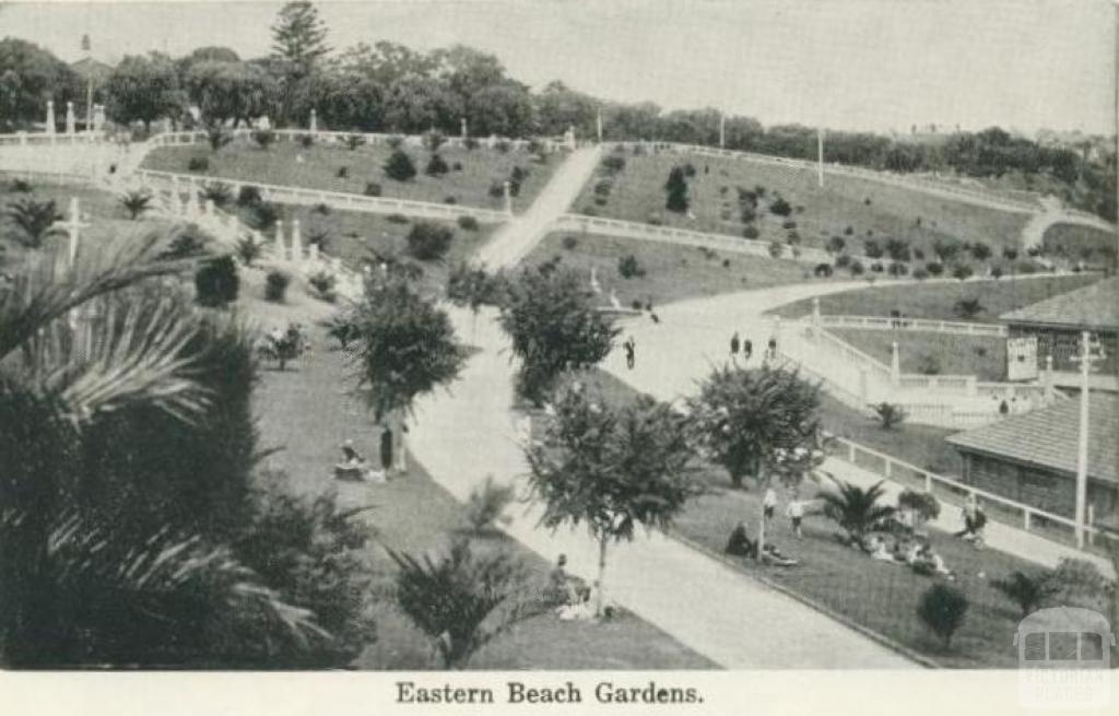 Eastern Beach Gardens, Geelong, 1948