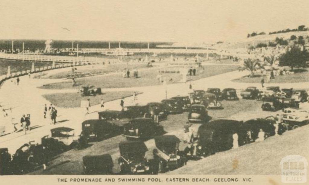 The Promenade and Swimming Pool, Eastern Beach, Geelong