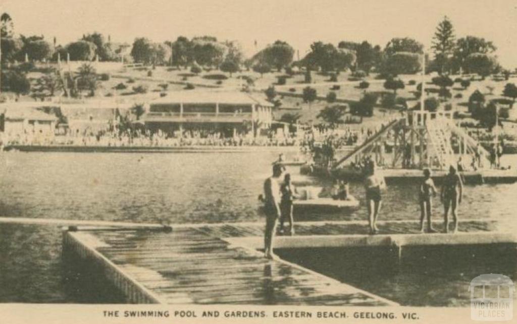 The Swimming Pool and Gardens, Eastern Beach, Geelong