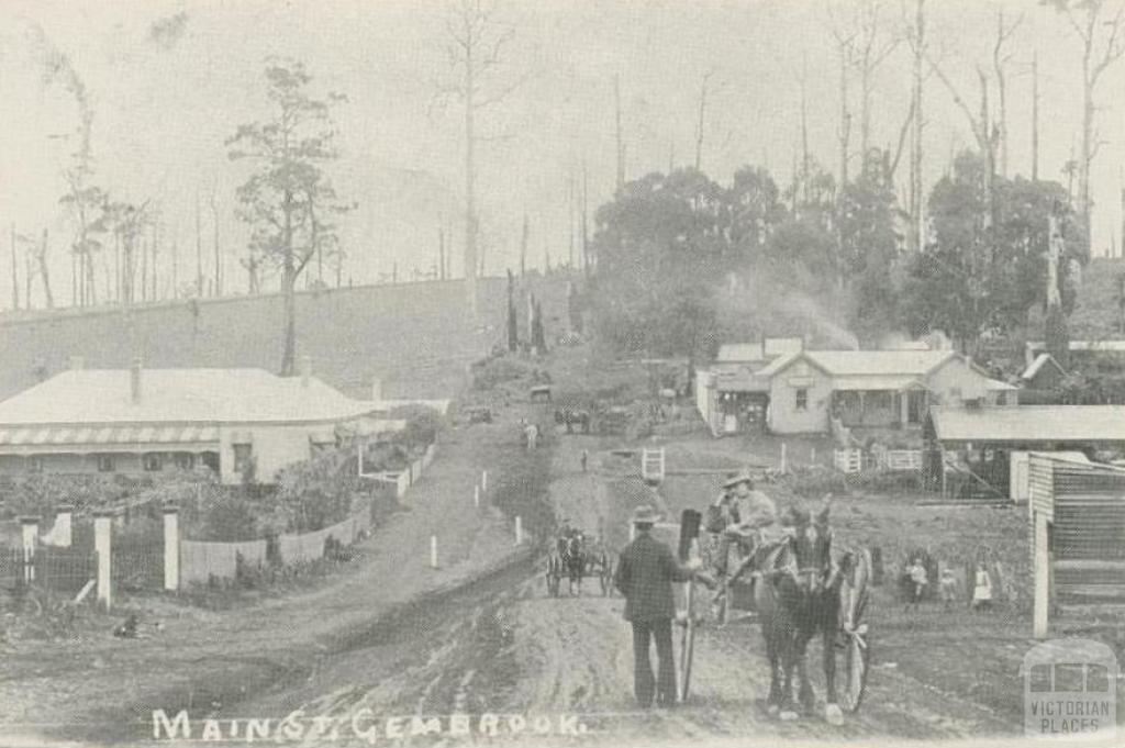 Main Street, Gembrook, 1907