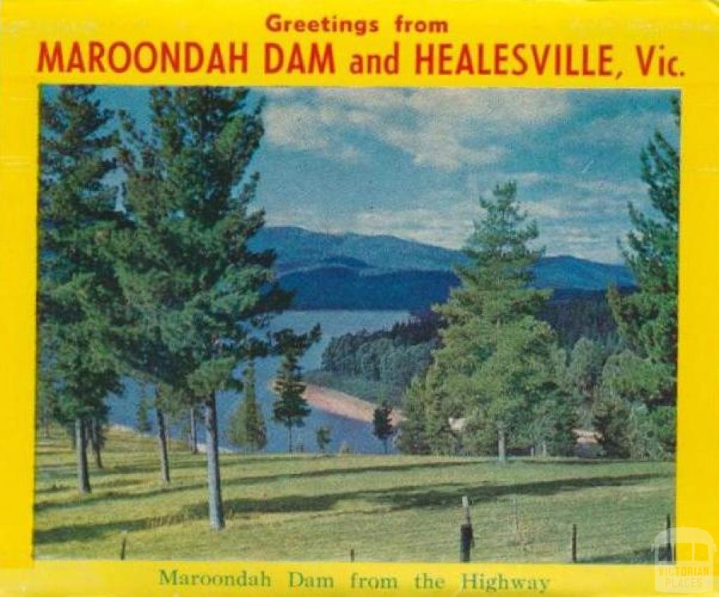 Maroondah Dam from the Highway, Healesville | Victorian Places