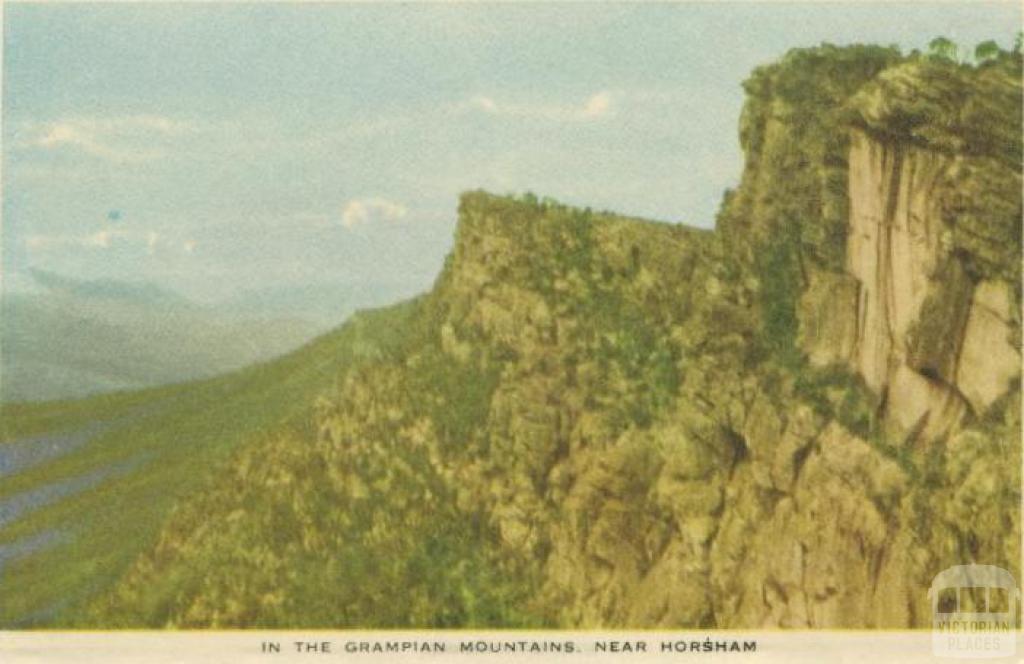 In the Grampian Mountains near Horsham 1951