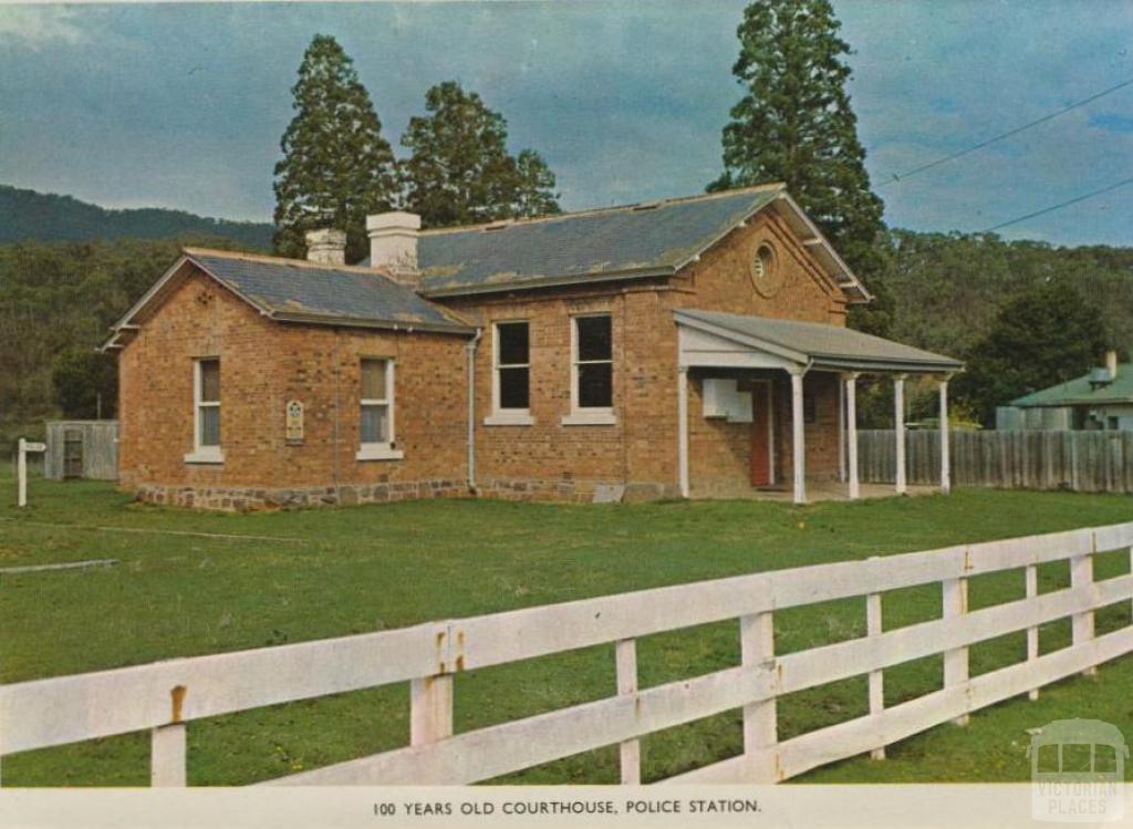 100 years old courthouse, police station, Jamieson