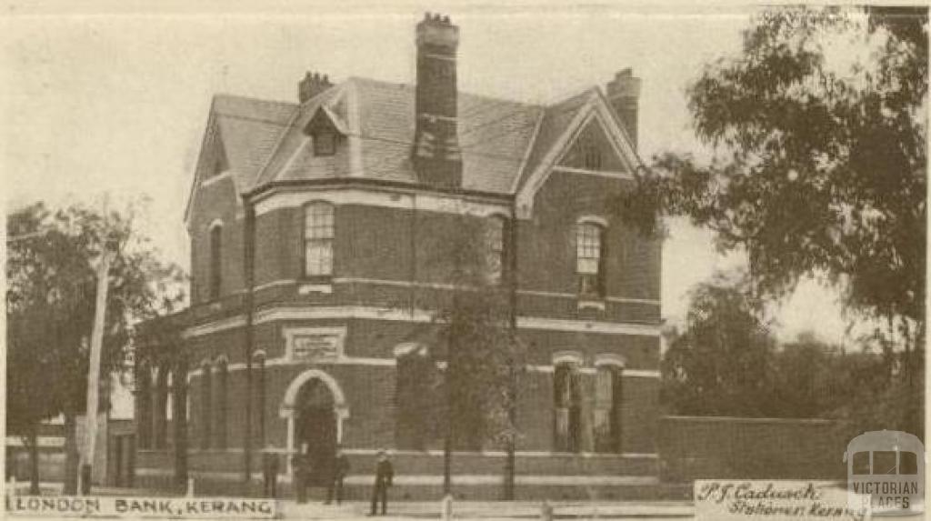 London Bank, Kerang, 1922