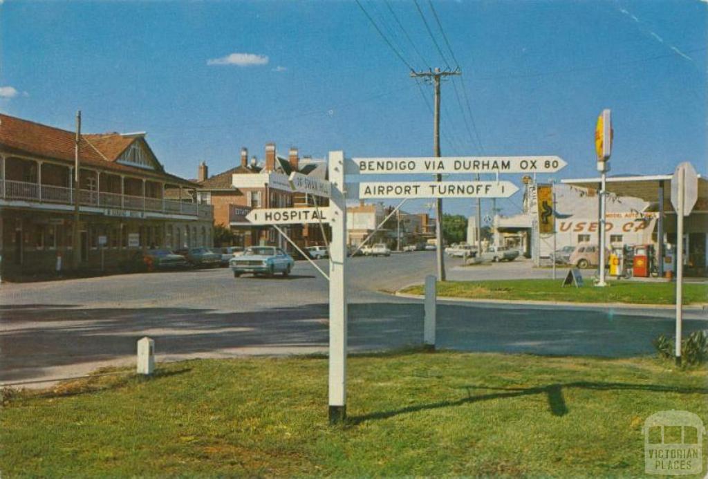 Murray Valley Highway and Wellington Street, Kerang